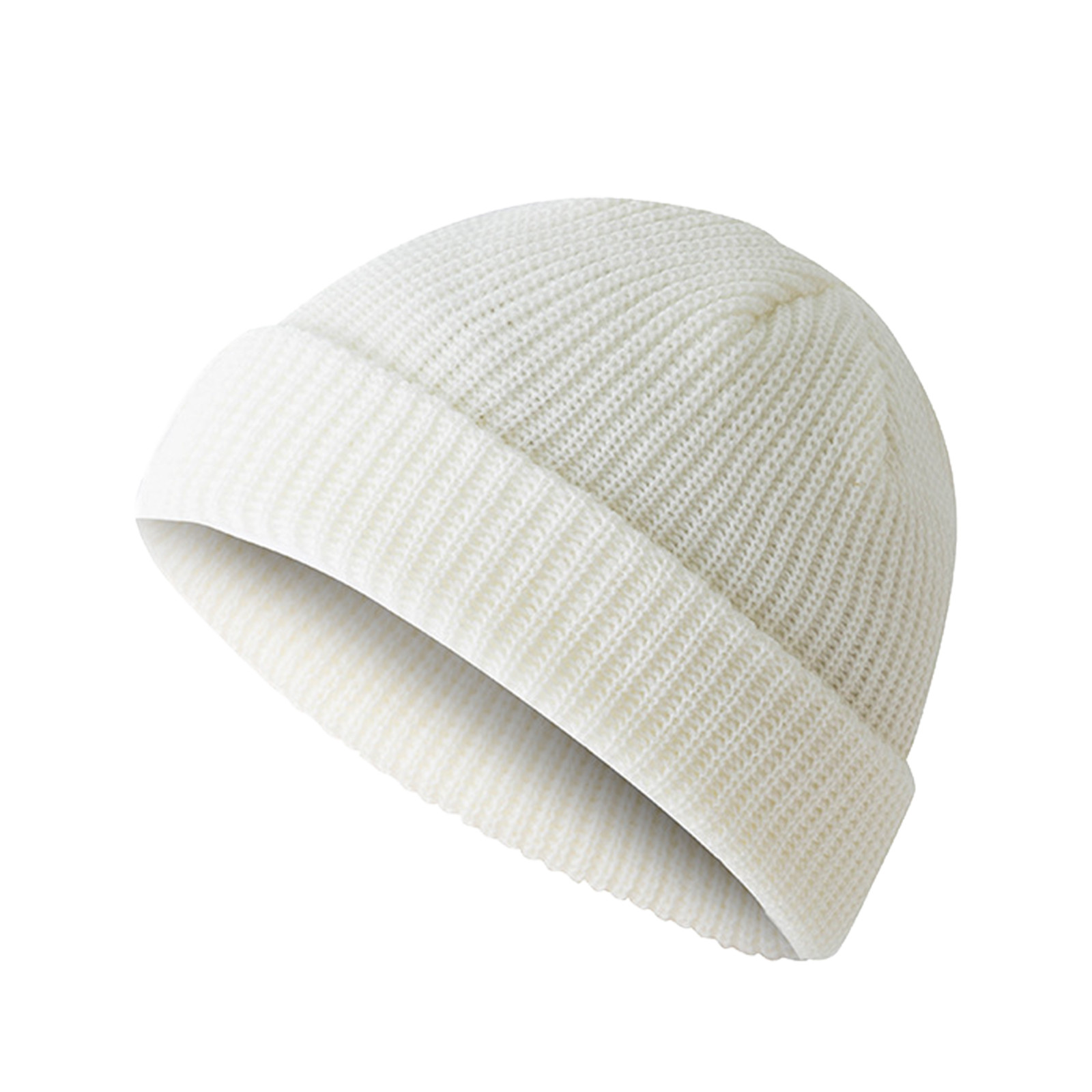 thumbnail image 2 of Gorro de punto unisex para invierno con pompón sintético - Gorro cálido de mezcla de lana, talla única, para hombres y mujeres adultos, 2 of 2